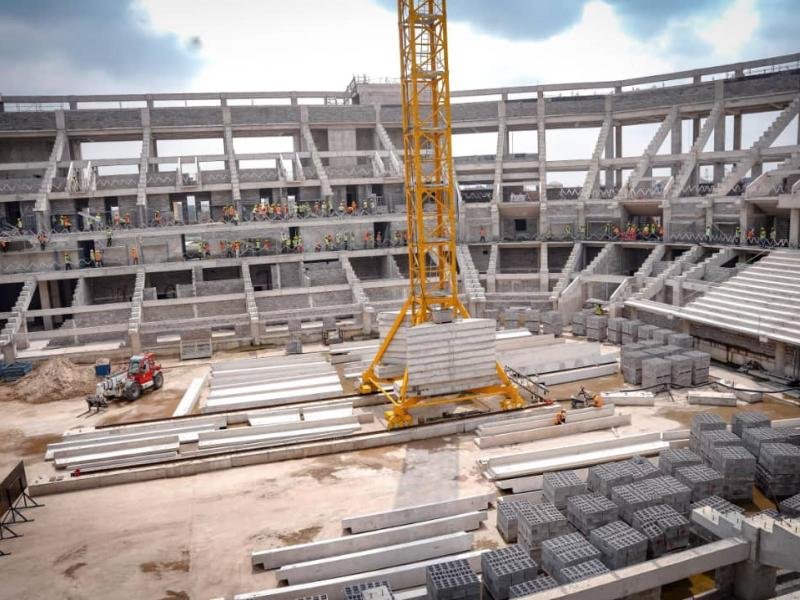 Kinshasa Arena chantier